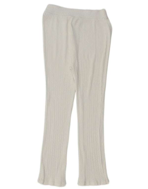 Zara Womens Trafaluc Leggings UK 8 Small  White