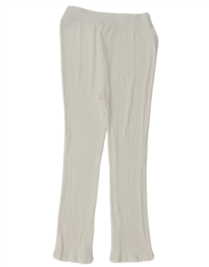 Zara Womens Trafaluc Leggings UK 8 Small  White