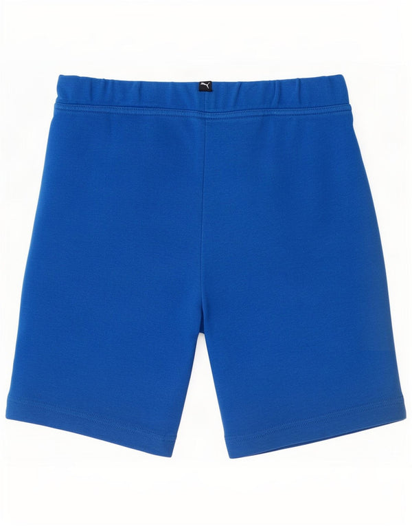 Puma Boys Graphic Sport Shorts 11-12 Years Blue Cotton