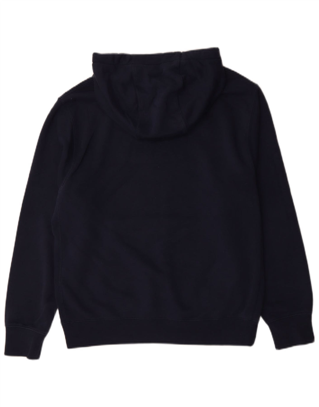 Nike Mens Hoodie Jumper Medium Navy Blue Cotton