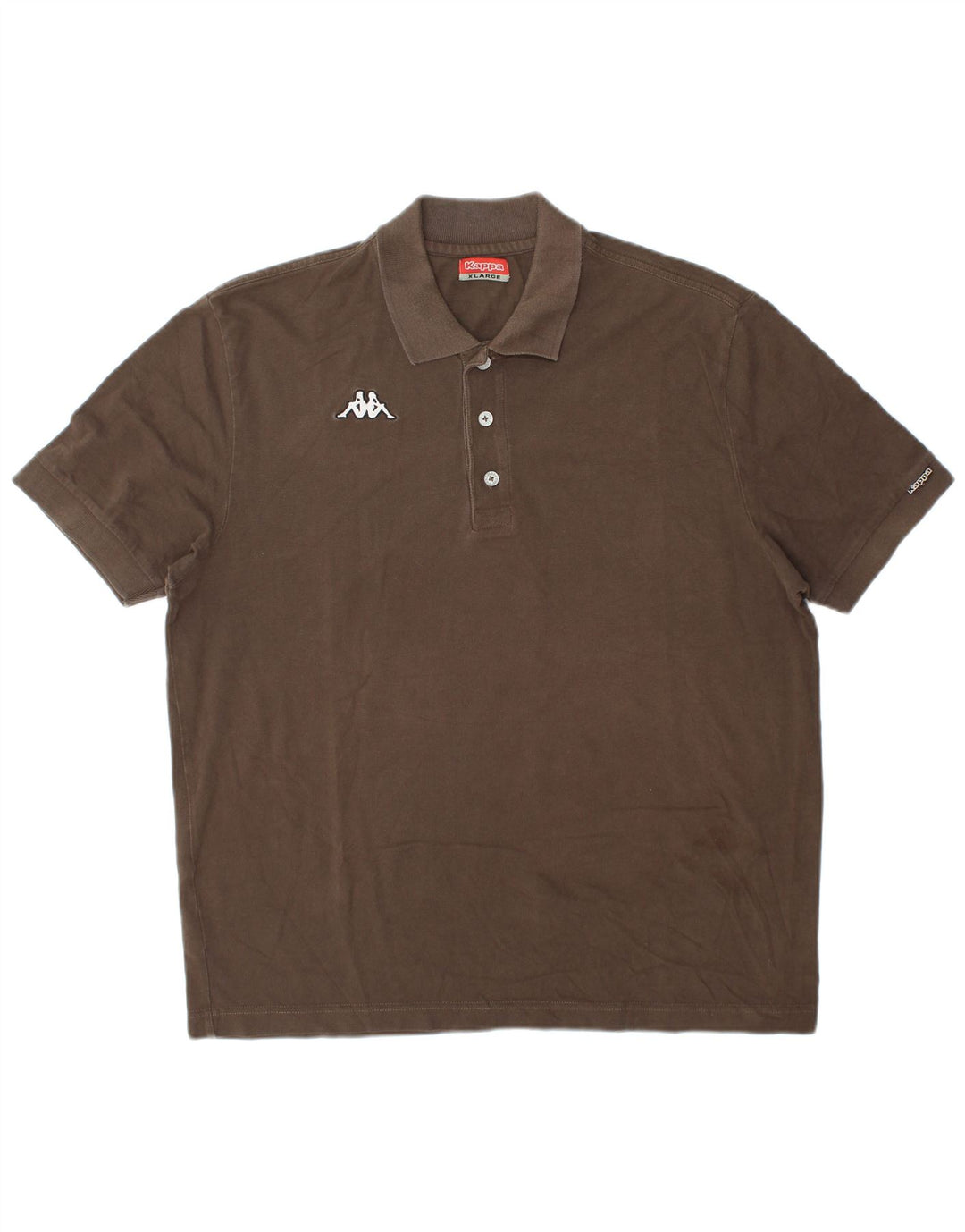 Kappa Mens Polo Shirt XL Brown