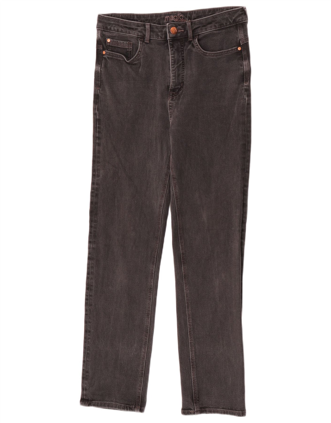 Marks & Spencer Womens Slim Jeans UK 12 Medium W30 L28 Black Cotton