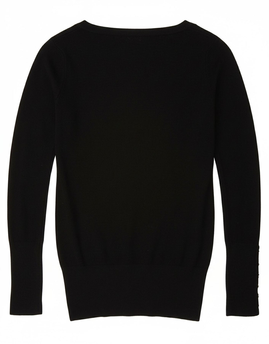 Zara Womens Cardigan Sweater UK 10 Small Black Rayon