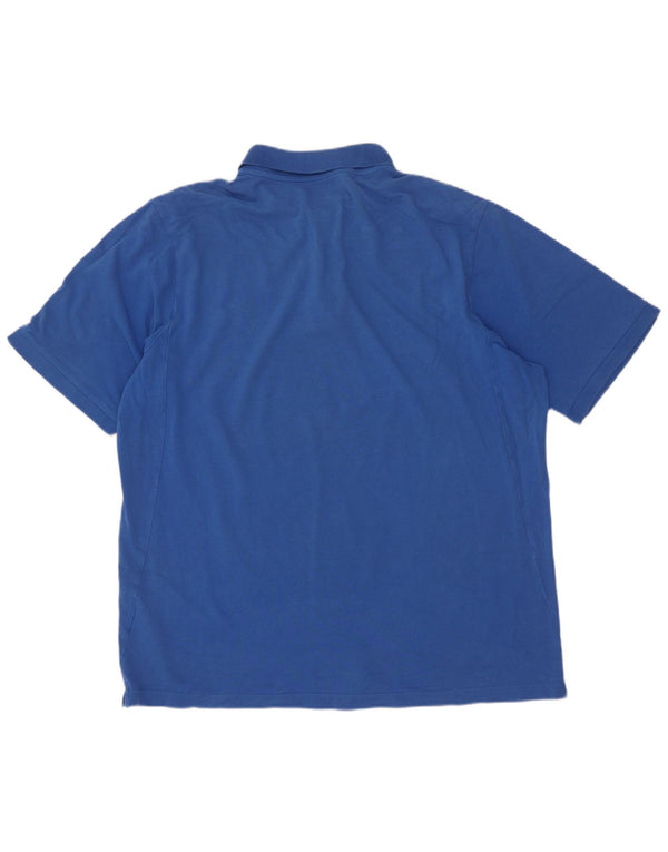 Nike Mens Standard Fit Polo Shirt XL Blue Cotton