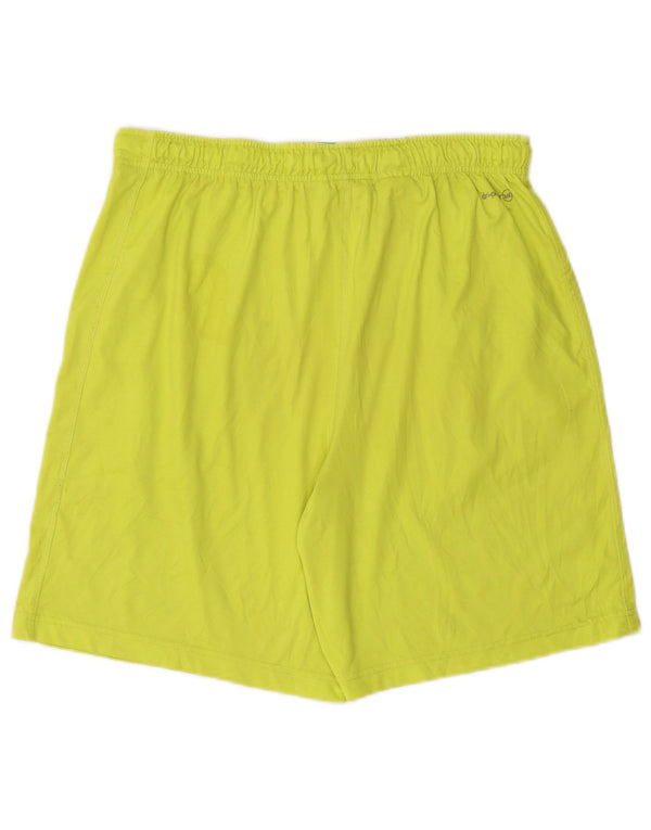 RUSSELL ATHLETIC Mens Dri-Power Sport Shorts Medium  Green Polyester
