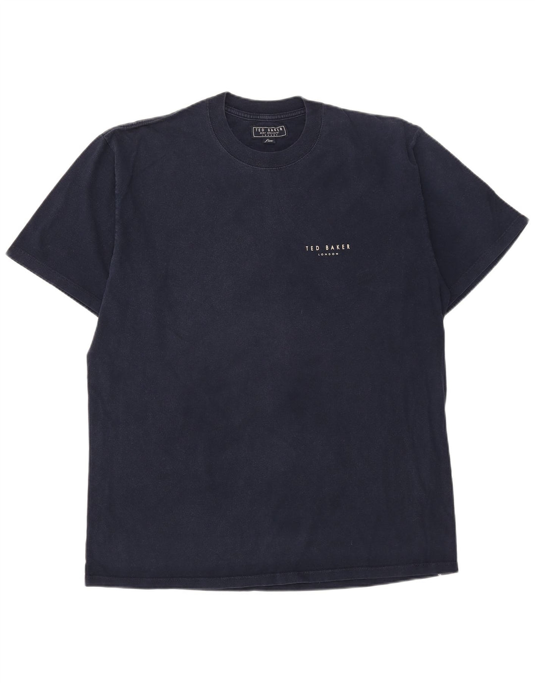 TED BAKER Mens T-Shirt Top Size 5 XL Navy Blue