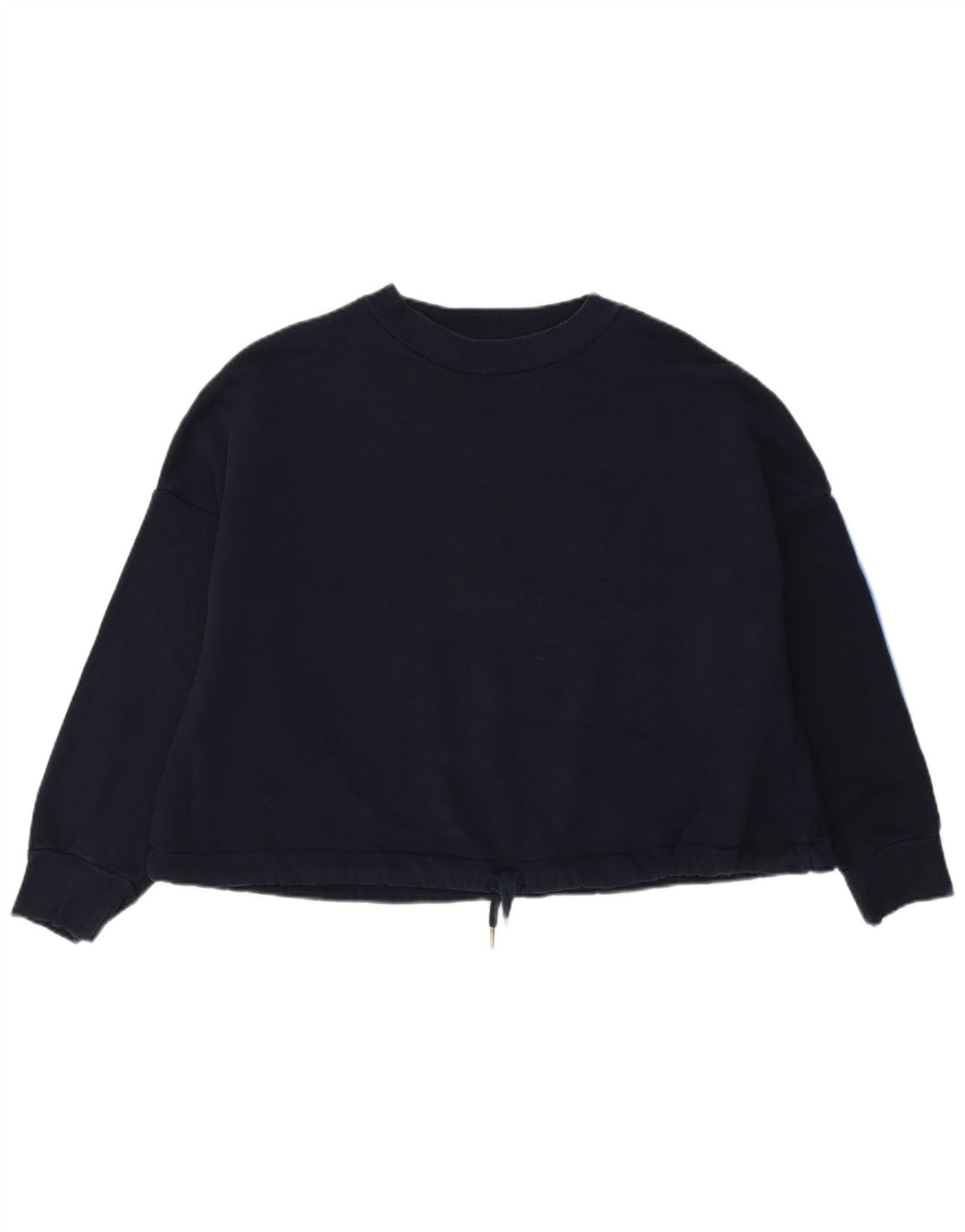 Marks & Spencer Womens Oversized Sweatshirt Jumper UK 14 Medium Navy Blue