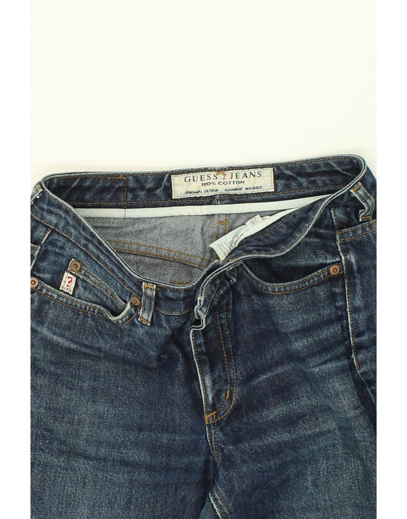 GUESS Womens Slim Jeans W28 L31 Blue Cotton | Vintage Guess | Thrift | Second-Hand Guess | Used Clothing | Messina Hembry 