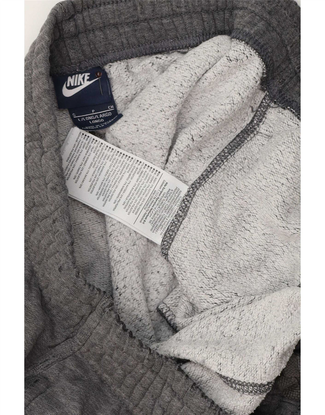 Nike Mens Tracksuit Trousers Joggers Small Grey Cotton