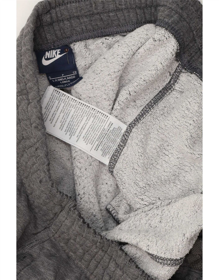 Nike Mens Tracksuit Trousers Joggers Small Grey Cotton