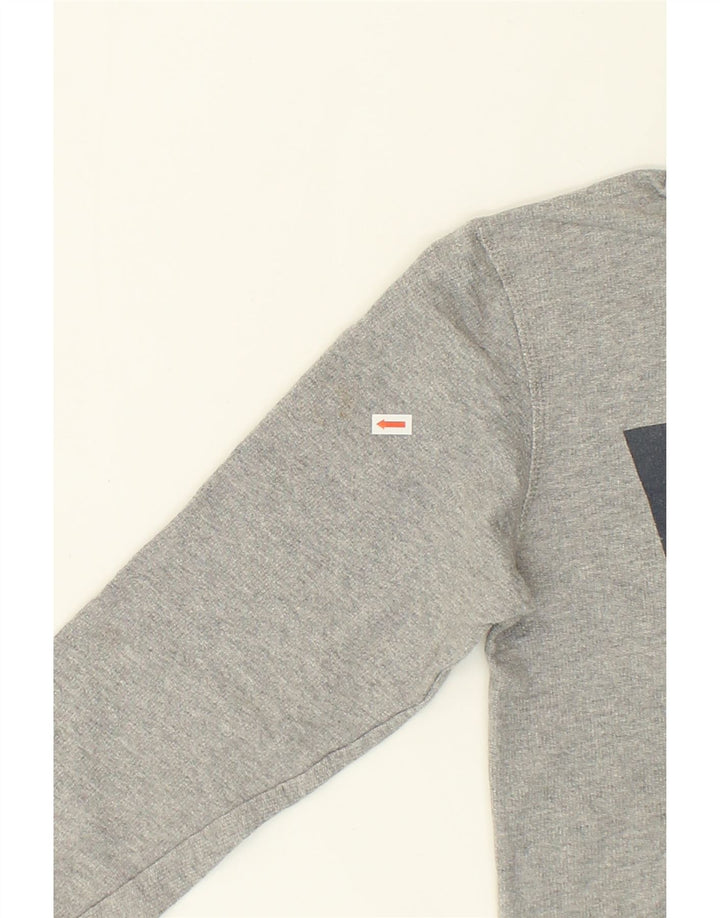 LEVI'S Boys Graphic Hoodie Jumper 13-14 Years Grey Cotton Vintage Levi's and Second-Hand Levi's from Messina Hembry 