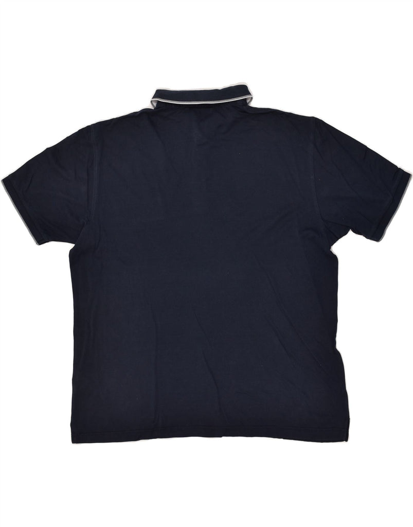 NAVIGARE Mens Polo Shirt 2XL Navy Blue | Vintage Navigare | Thrift | Second-Hand Navigare | Used Clothing | Messina Hembry 