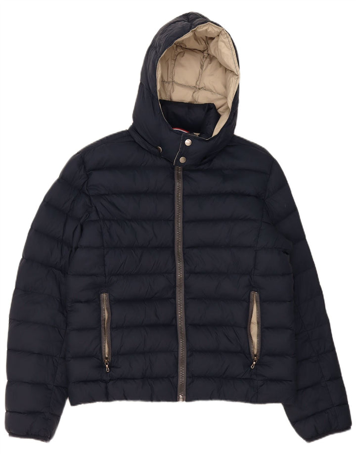 Colmar Mens Hooded Padded Jacket IT 48 Medium Navy Blue