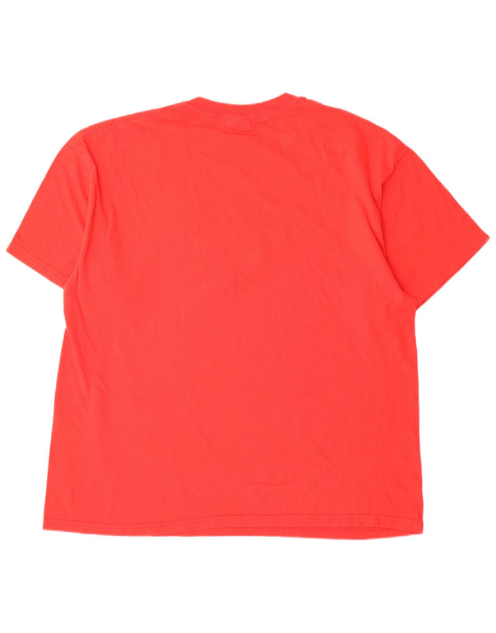 Vintage Mens Graphic T-Shirt Top XL Red Cotton