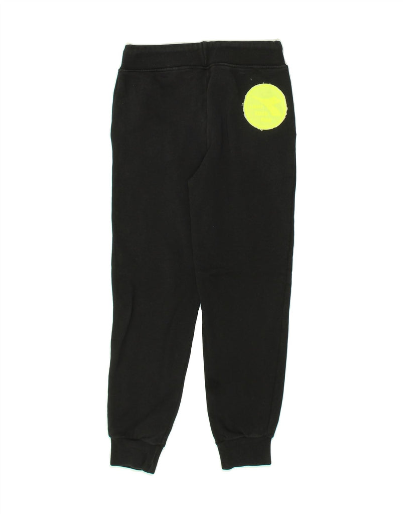 DIADORA Boys Graphic Tracksuit Trousers Joggers 9-10 Years Black | Vintage Diadora | Thrift | Second-Hand Diadora | Used Clothing | Messina Hembry 