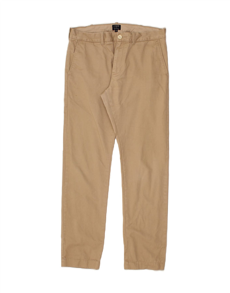 J. CREW Mens The Driggs Slim Fit Chino Trousers  W32 L32 Beige Cotton Vintage J. Crew and Second-Hand J. Crew from Messina Hembry 