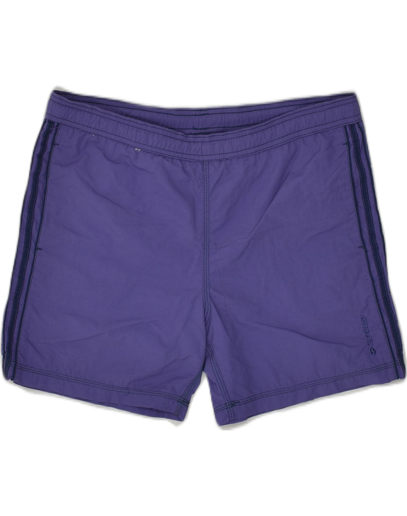 LOTTO Mens Sport Shorts Large Purple Polyester | Vintage Lotto | Thrift | Second-Hand Lotto | Used Clothing | Messina Hembry 