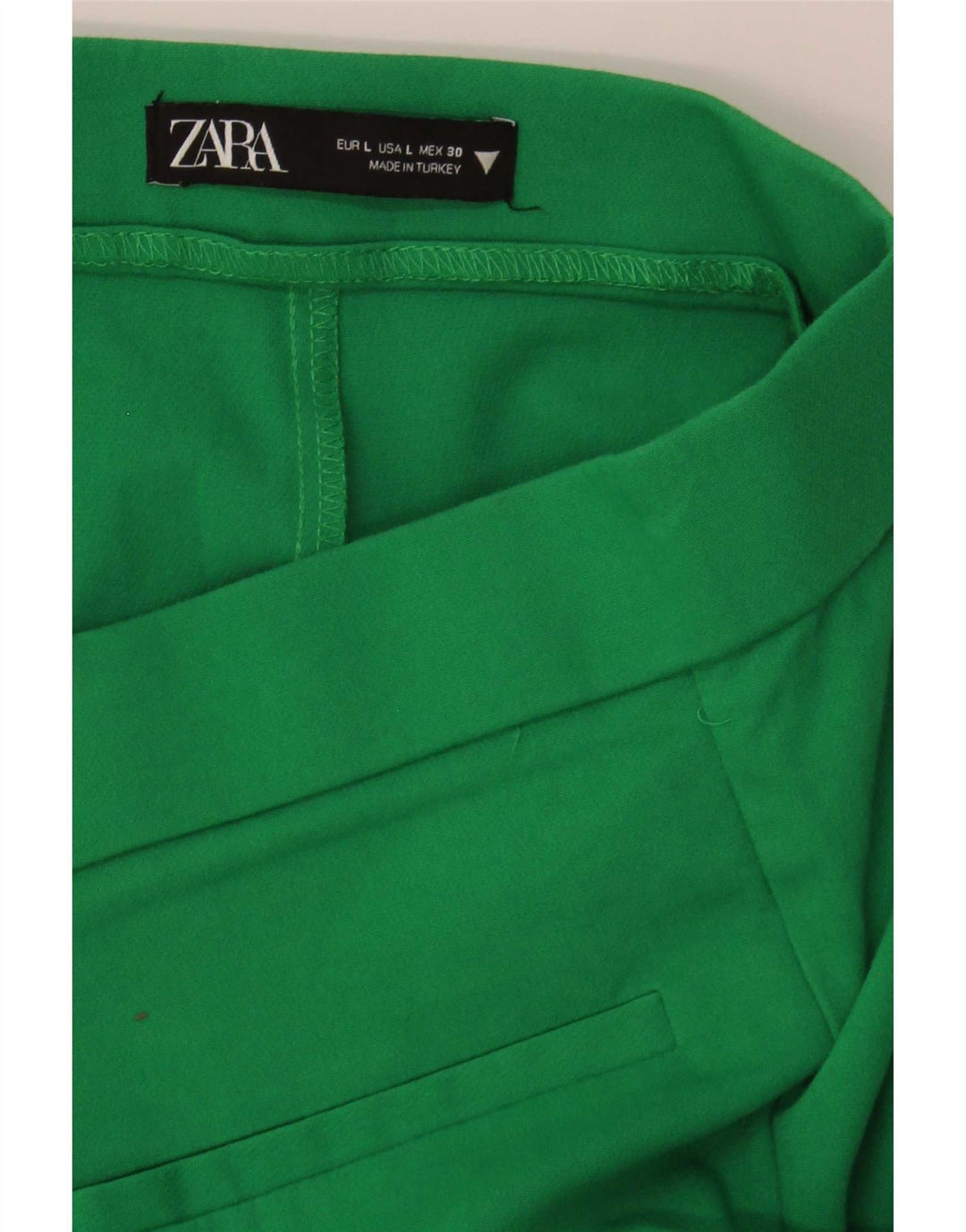 Zara Womens Bootcut Casual Trousers Large W30 L26 Green