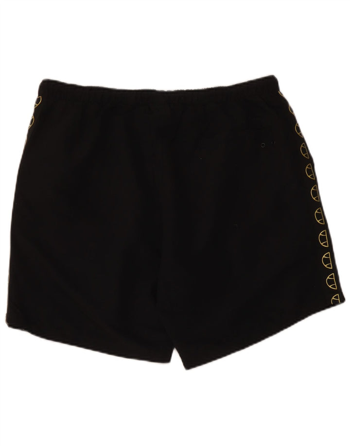 Ellesse Mens Graphic Swimming Shorts Large  Black Polyester