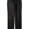 Armani Womens Leather Trousers W30 L35 Black