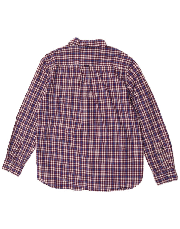 Crew Clothing Mens Classic Fit Shirt XL Blue Check Cotton