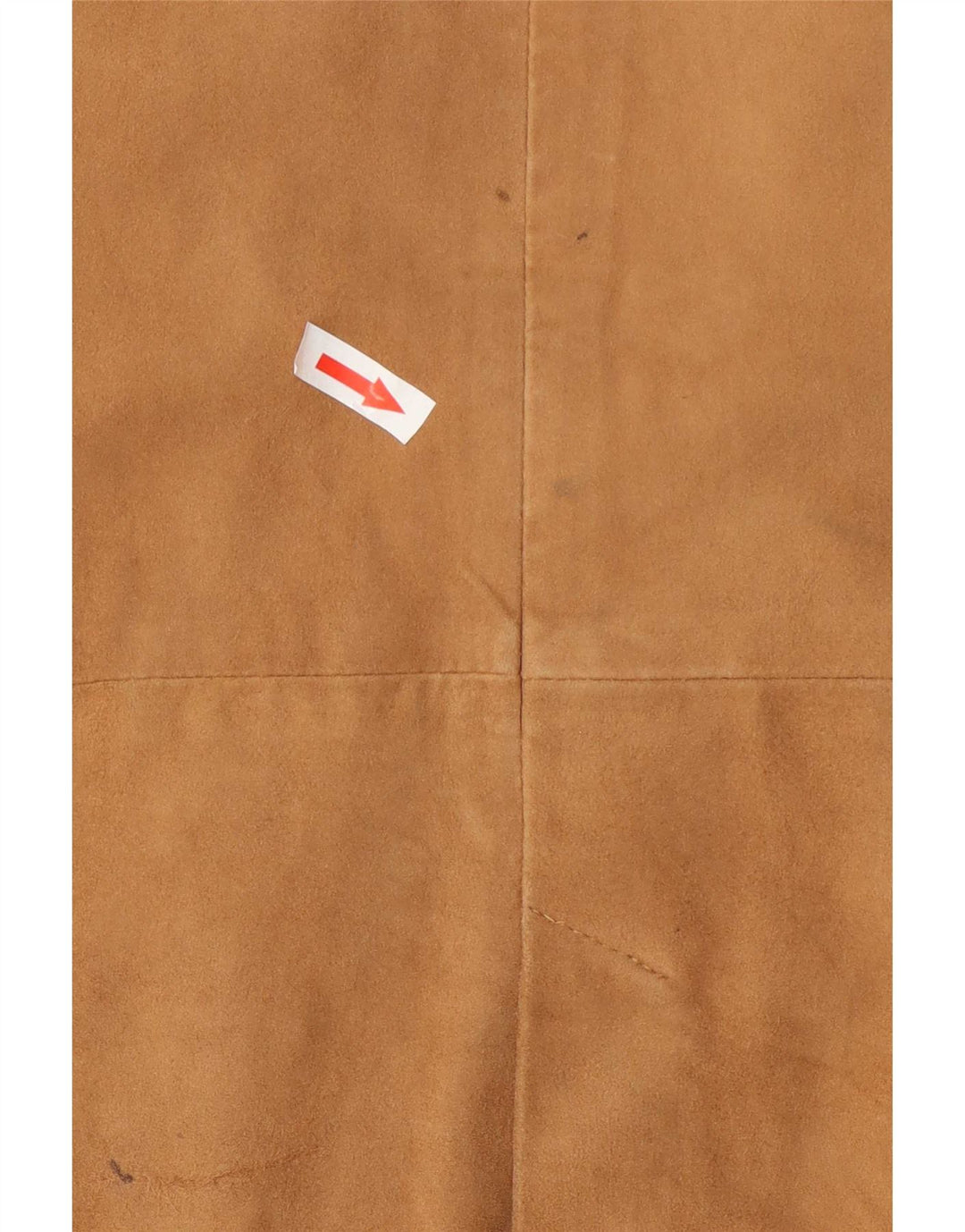 Vintage Womens 3 Button Suede Blazer Jacket UK 14 Medium Beige Leather