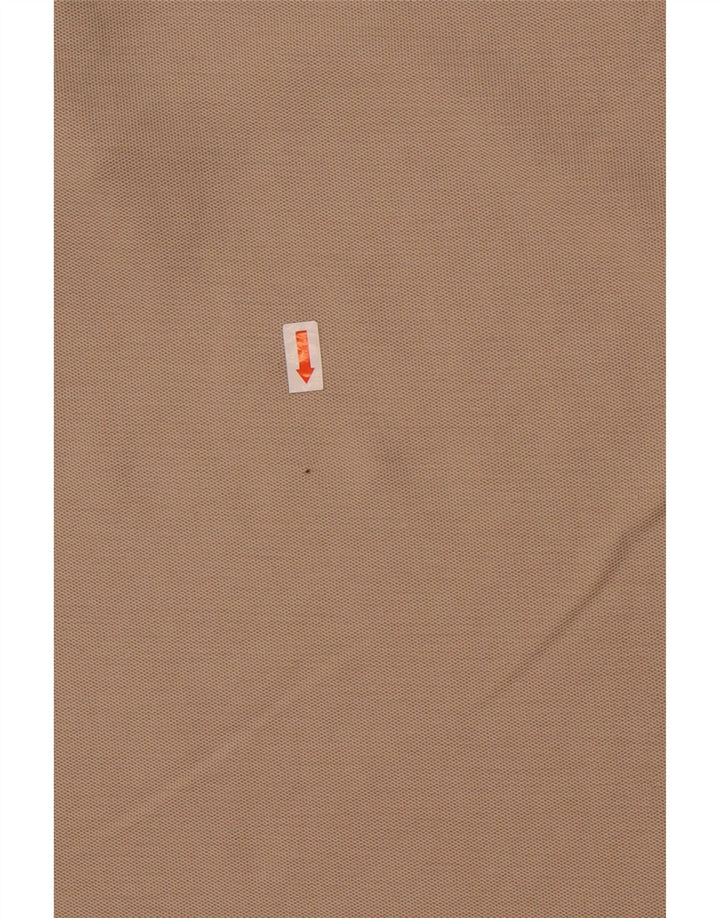 Lee Mens Polo Shirt XL Beige Polyester