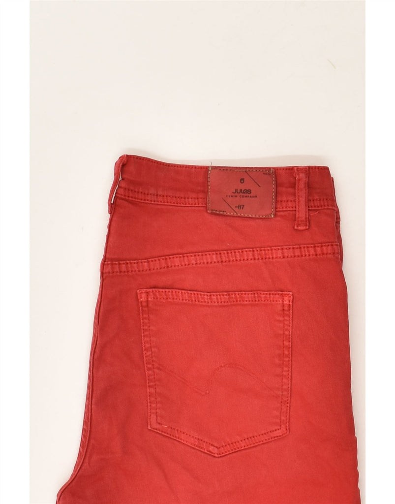 JOULES Womens Slim Jeans W32 L29 Red Cotton | Vintage Joules | Thrift | Second-Hand Joules | Used Clothing | Messina Hembry 