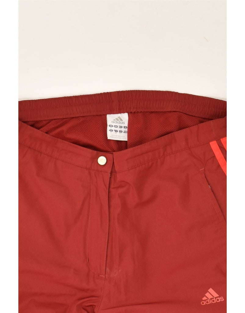 ADIDAS Womens Climacool Straight Casual Trousers UK 18 XL  Red Polyester | Vintage Adidas | Thrift | Second-Hand Adidas | Used Clothing | Messina Hembry 