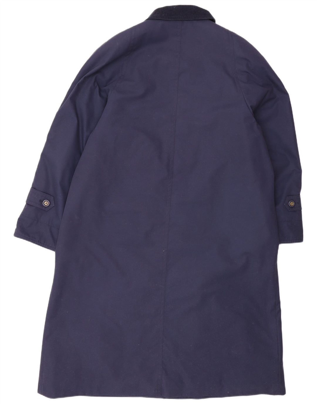 Dannimac Womens Overcoat UK 18 XL Navy Blue Polyester Classic
