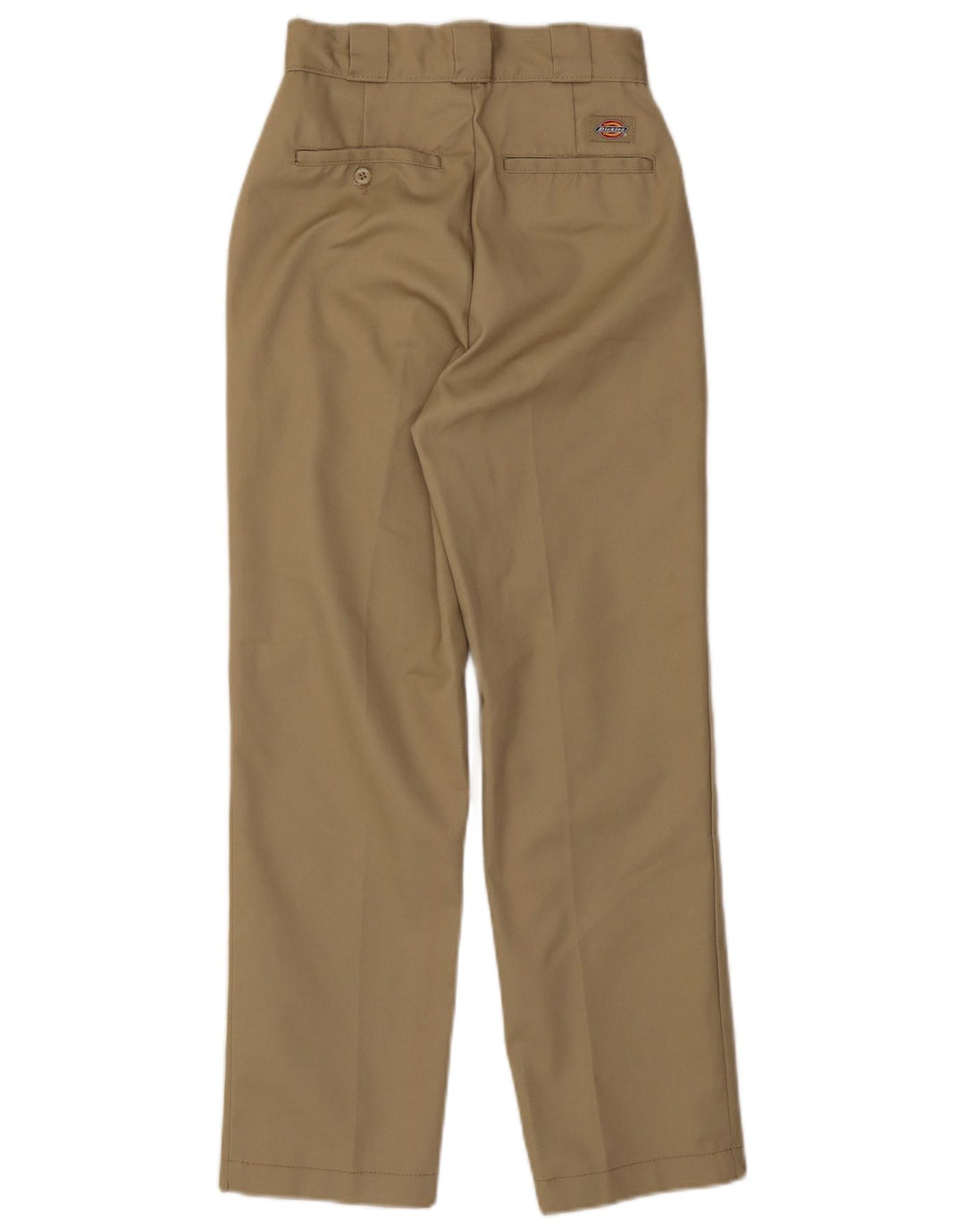 Dickies Womens Straight Chino Trousers W24 L26 Beige Polyester