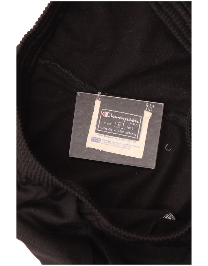 Champion Mens Tracksuit Trousers Medium Black Polyester