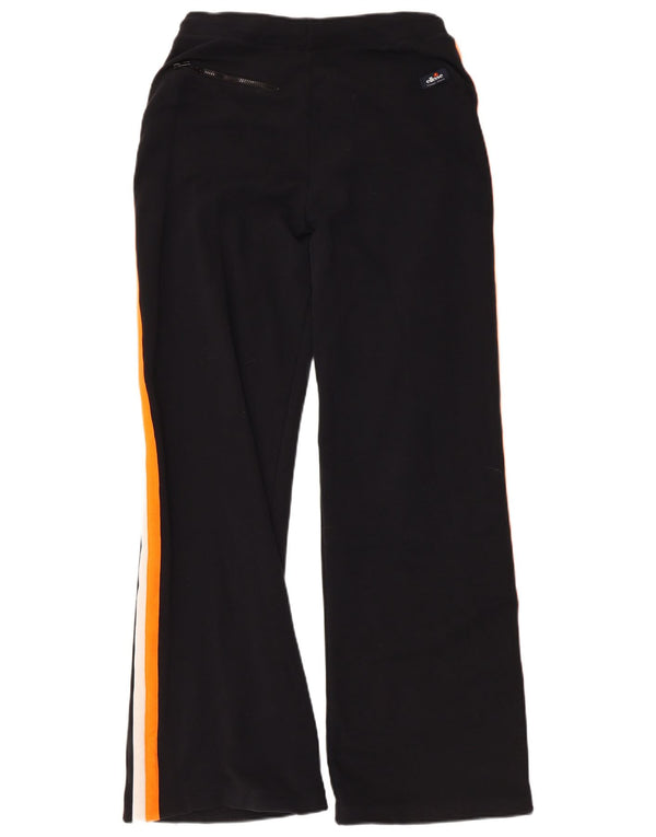 Ellesse Womens Tracksuit Trousers UK 12 Medium Black Colourblock Cotton
