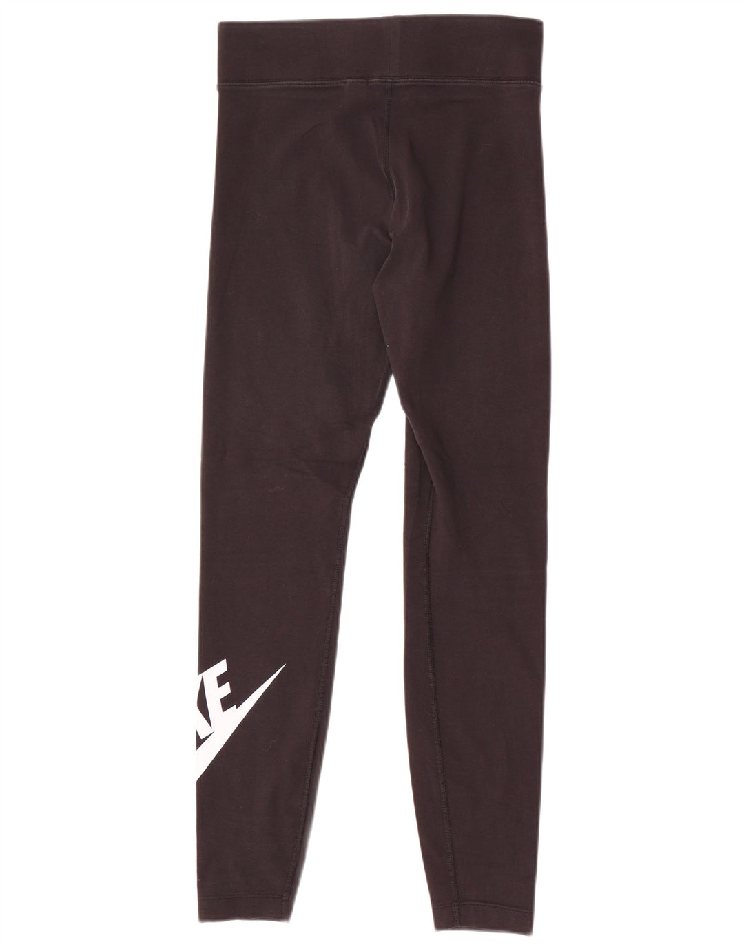 Nike Womens Graphic Leggings UK 8 Small Black Polyester