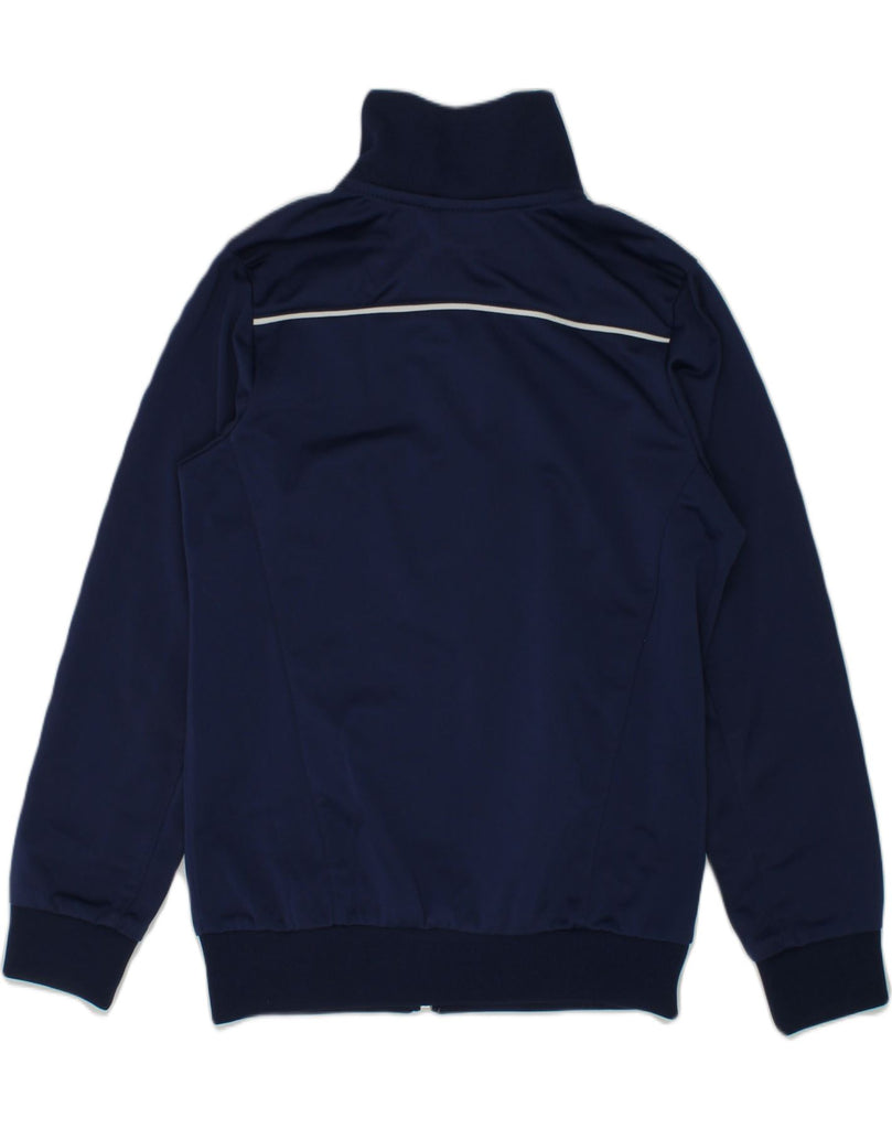 PUMA Girls Tracksuit Top Jacket 7-8 Years Small Navy Blue Colourblock | Vintage Puma | Thrift | Second-Hand Puma | Used Clothing | Messina Hembry 