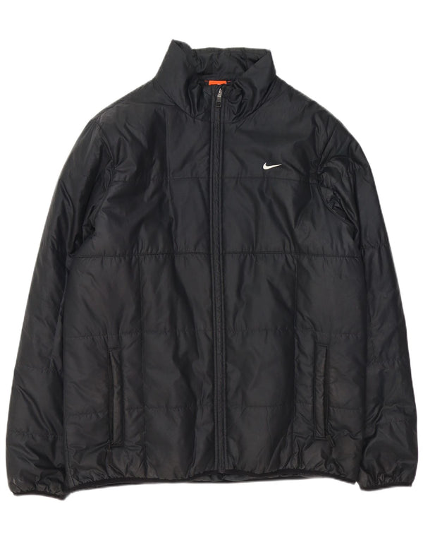 Nike Mens Padded Jacket UK 40 Large Black Polyester