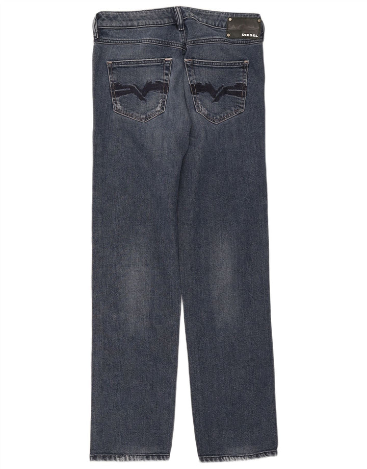 DIESEL Womens YBO Straight Jeans W28 L32 Blue Cotton