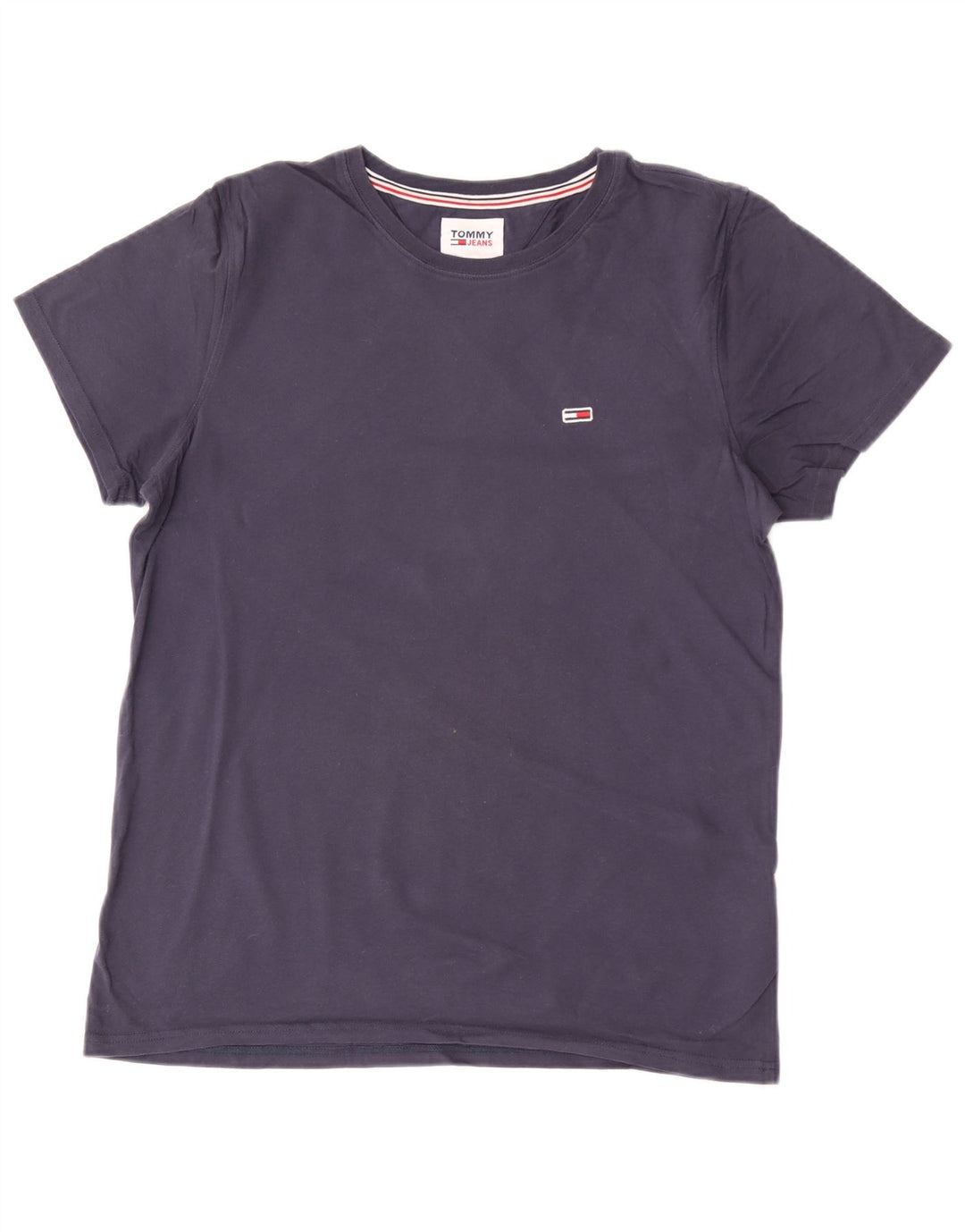 Tommy Hilfiger Mens T-Shirt Top Medium Navy Blue Cotton
