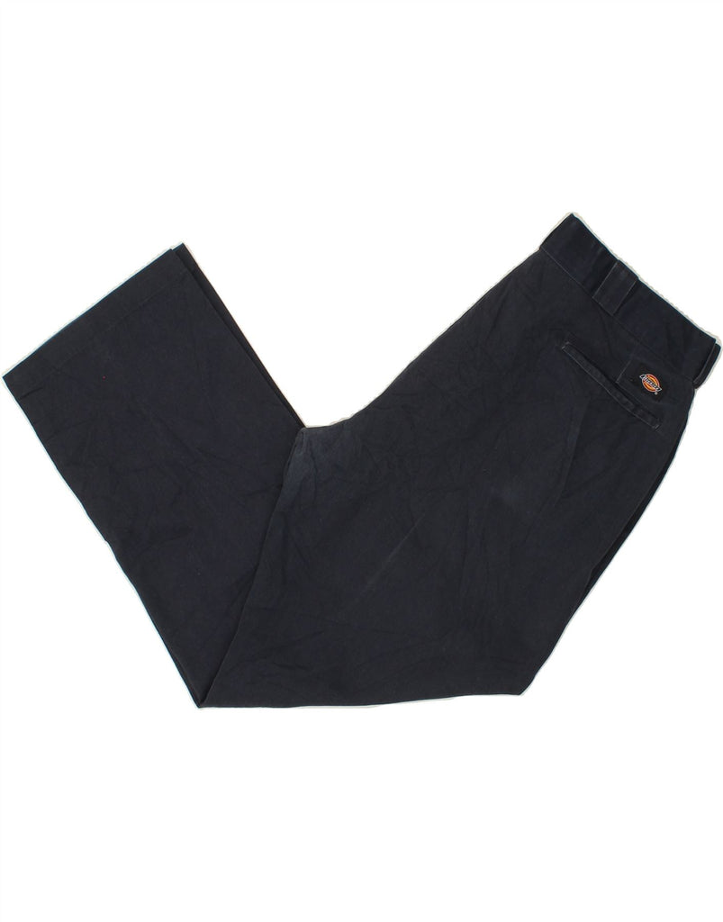 DICKIES Mens Straight Chino Trousers W40 L30 Navy Blue Vintage Dickies and Second-Hand Dickies from Messina Hembry 