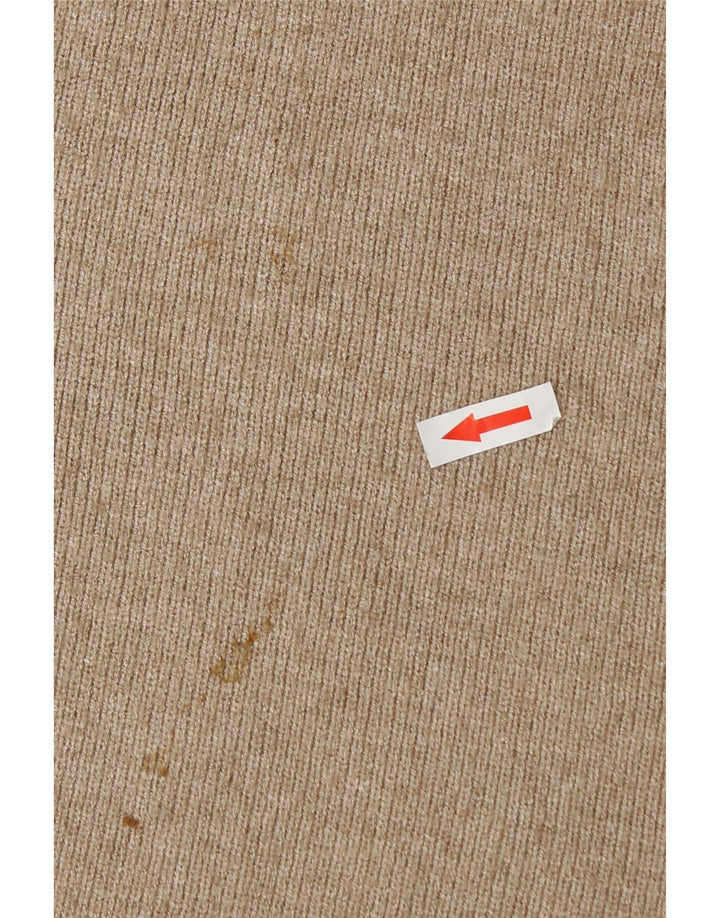 Zara Womens A-Line Skirt Medium W28  Beige Viscose