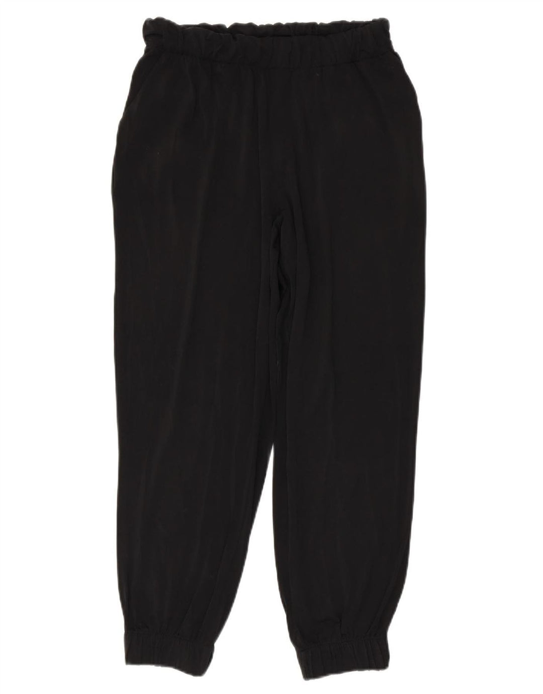 ZARA Womens Tracksuit Trousers Joggers UK 12 Medium Black