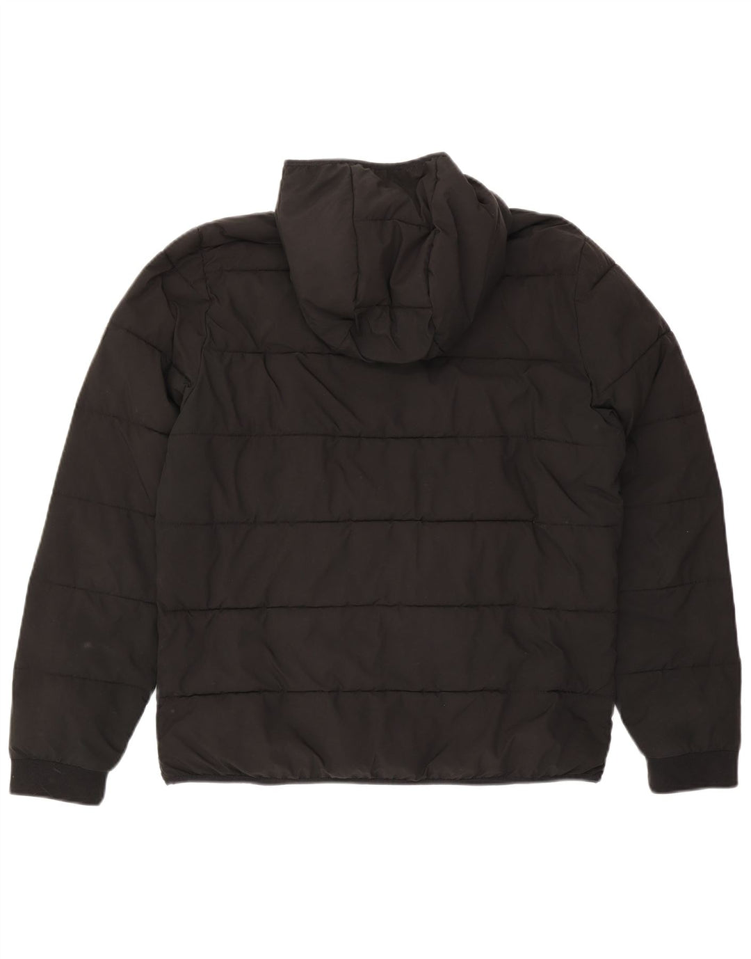 Abercrombie & Fitch Mens Hooded Padded Jacket UK 38 Medium Black