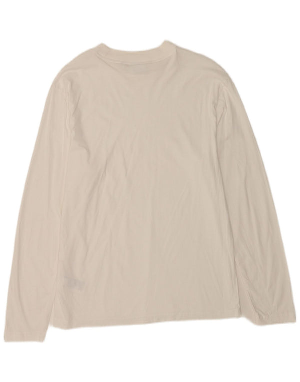 Calvin Klein Mens Top Long Sleeve XL White Cotton