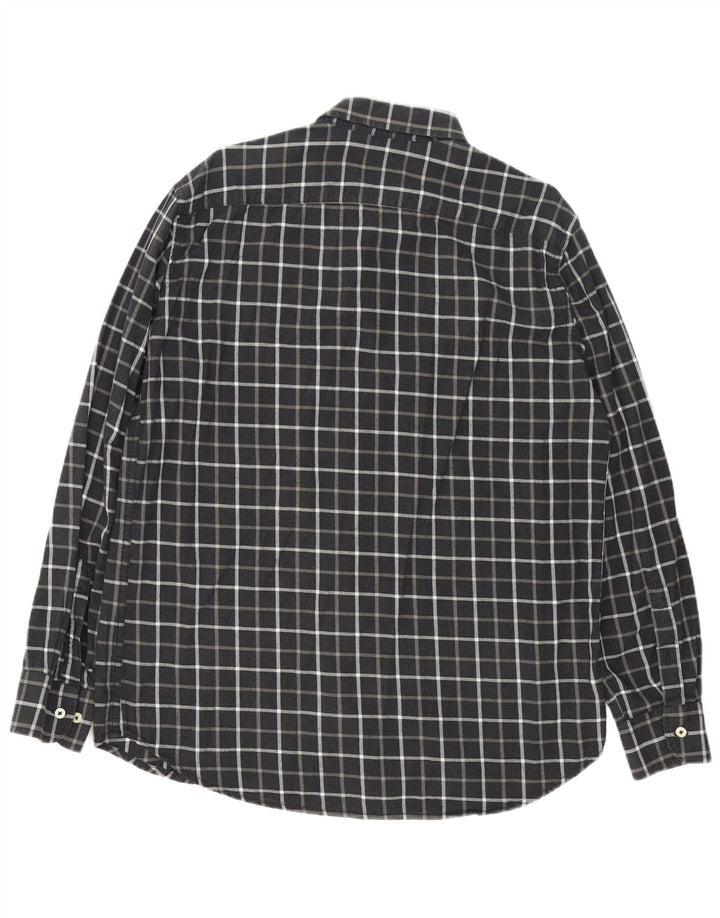 Carrera Mens Regular Fit Shirt XL Grey Check Cotton