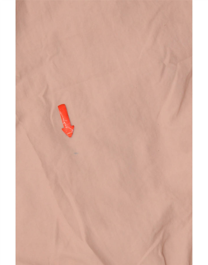 Zara Womens Oversized Bomber Jacket UK 6 XS Pink Polyester