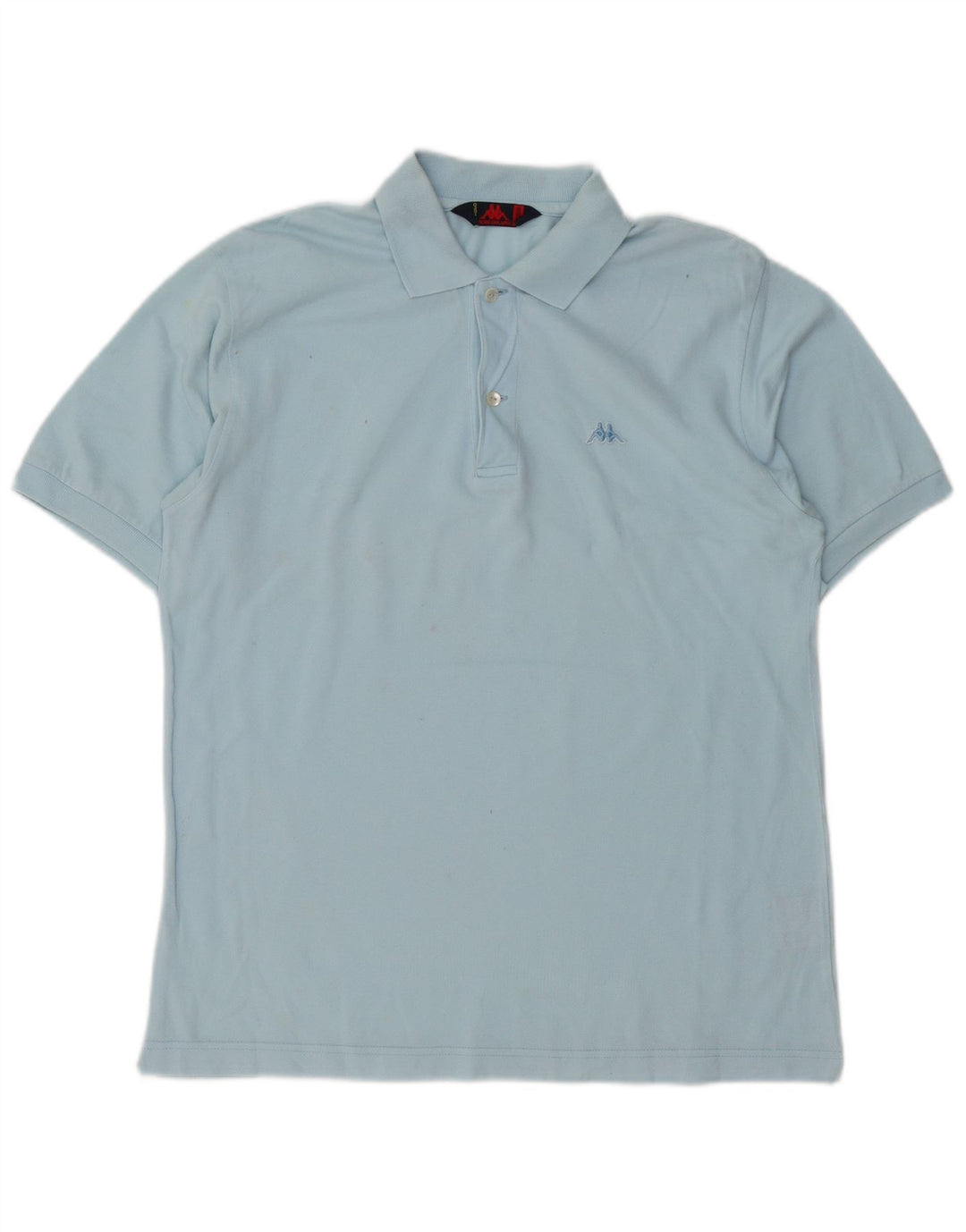 KAPPA Mens Polo Shirt Medium Blue Cotton