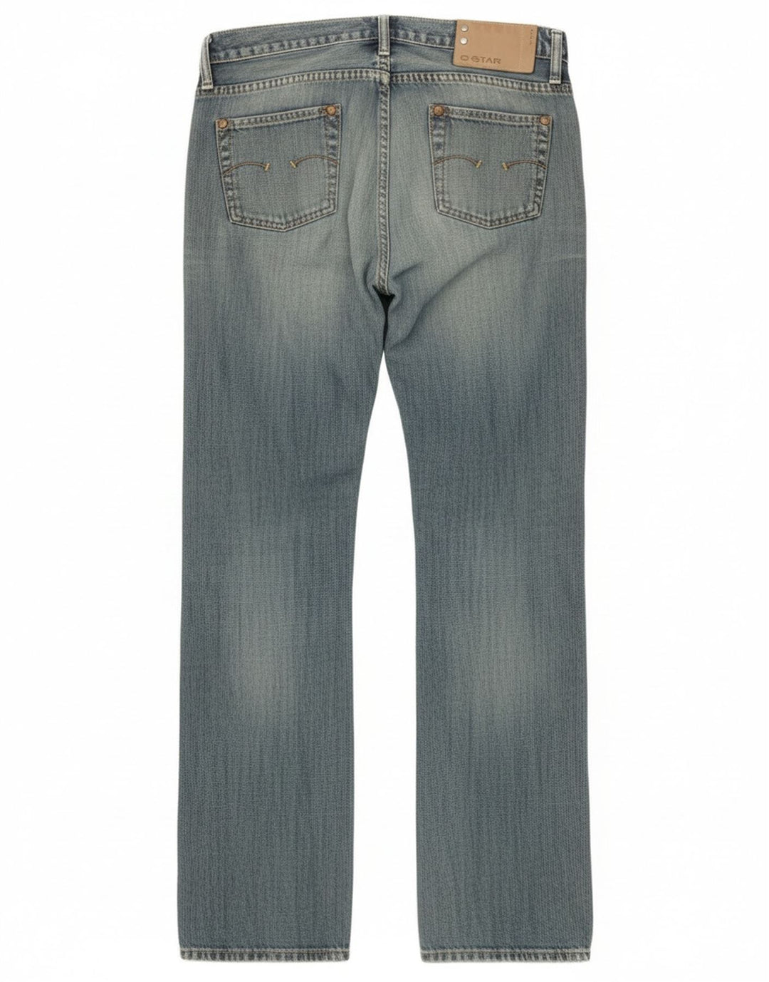 G-Star Womens Straight Jeans W26 L32 Blue Cotton