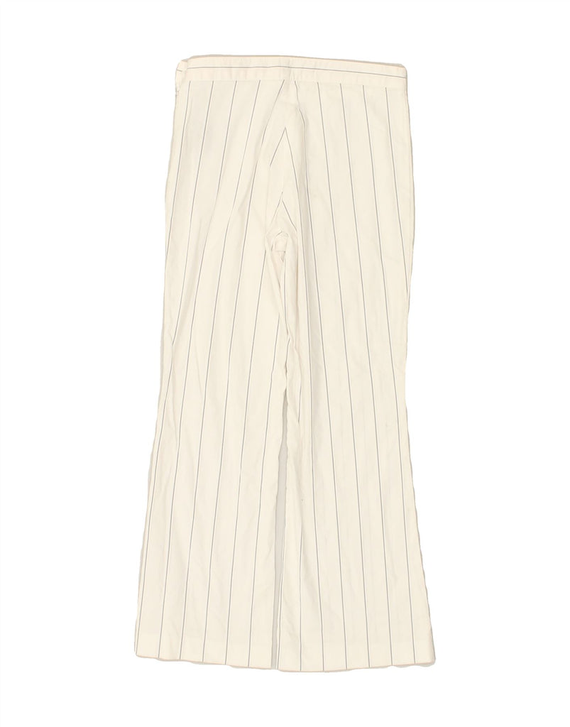 LAURA BIAGIOTTI Girls Flare Suit Trousers 7-8 Years W18 L19  White | Vintage Laura Biagiotti | Thrift | Second-Hand Laura Biagiotti | Used Clothing | Messina Hembry 