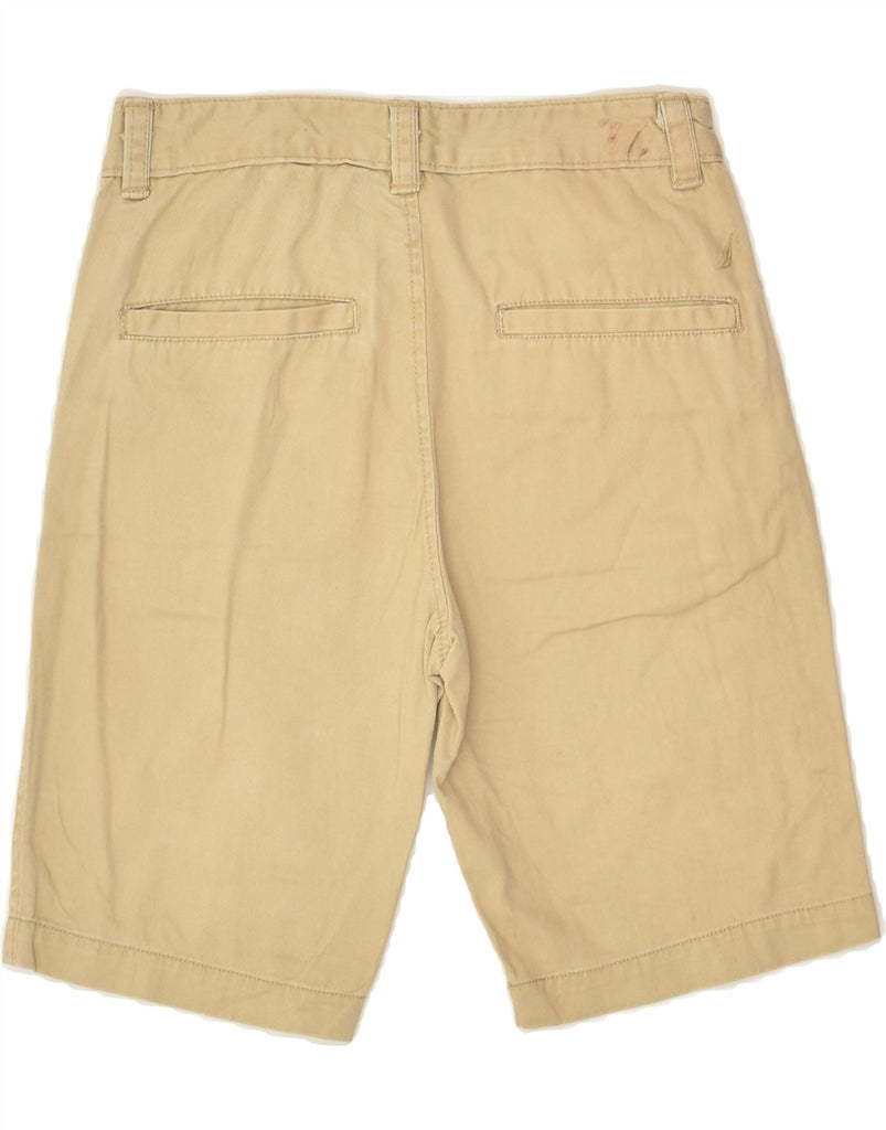 NAUTICA Boys Chino Shorts 9-10 Years W26  Beige Cotton | Vintage Nautica | Thrift | Second-Hand Nautica | Used Clothing | Messina Hembry 