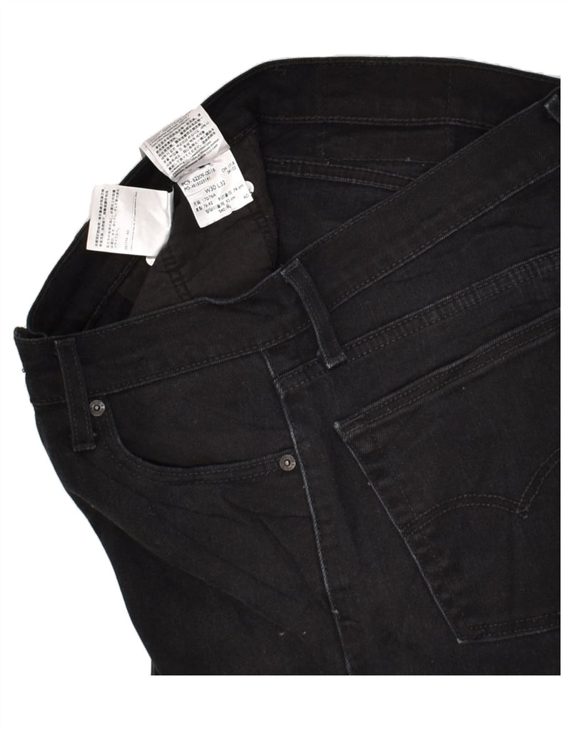 LEVI'S Mens Skinny Jeans W30 L32 Black Cotton | Vintage Levi's | Thrift | Second-Hand Levi's | Used Clothing | Messina Hembry 